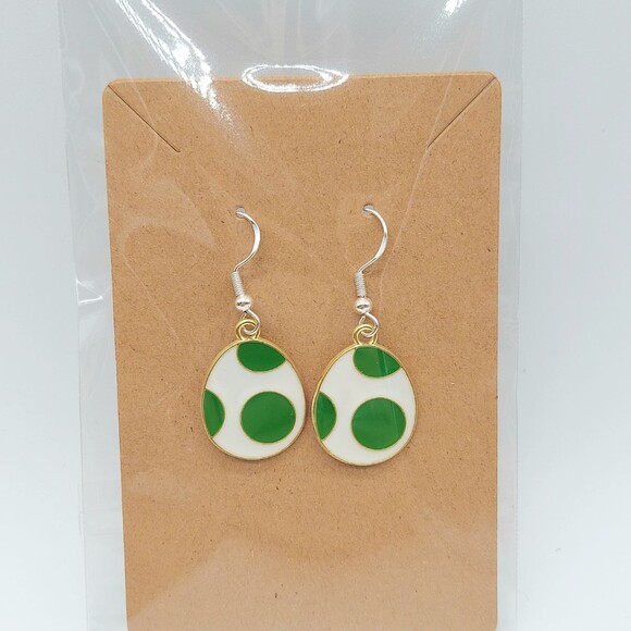 unbranded Jewelry - Dinosaur Egg Earrings Easter Earrings Spring